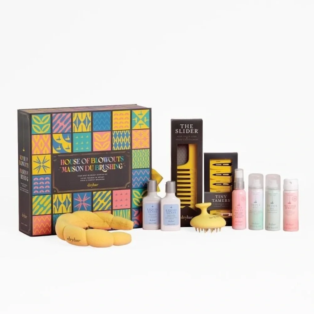 Drybar House of Blowouts Multicolor Hair Kit lot bundle $100 advent holiday